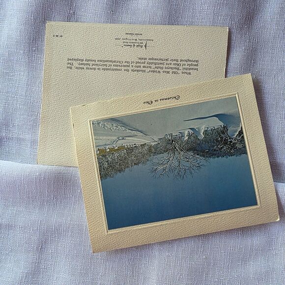 Vtg Bright of America 12 Christmas In Ohio Cards Stationary w Envelopes, Box - Picture 11 of 16